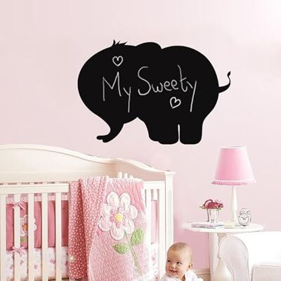 Sticker Elefante Silhouette - Decorazione Interni Sticker Elefante Silhouette - Decorazione Interni