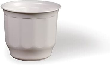 Kimmel Vaso per piante, Ø 12 cm, con foro, bianco