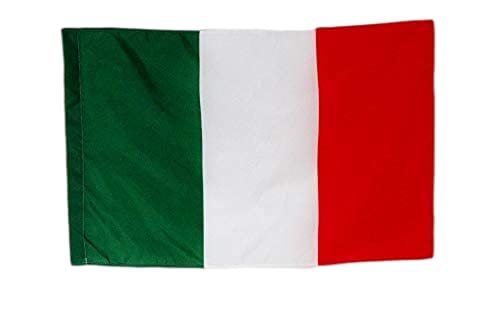 AZ FLAG Bandiera COMMISSARIO di Pista Italia Nazionale 90x60cm Bandiera COMPETIZIONI AUTOMOBILISTICHE 60 x 90 cm Foro per Asta