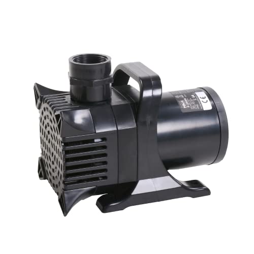 AQUAFORTE Pompa per laghetto P-15.000, 290 Watt, Portata ottima 15 m3/Ora, Altezza ottima di 6,5 Metri, Altezza di mandata Extra Forte, Pompa Particelle di Sporco Fino a 6 mm