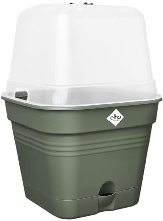 Elho Green Basics Growpot Square Allin1 20 Vaso da Coltivazione Verde Coltura E Raccolta Ø 19.5 x H 16.5 cm