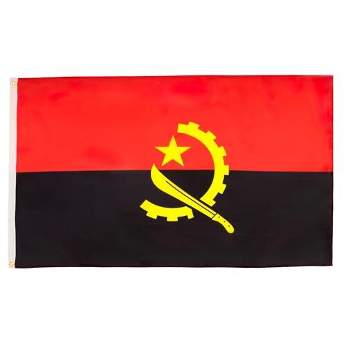 AZ FLAG Bandiera Angola 90x60cm Bandiera ANGOLANA 60 x 90 cm