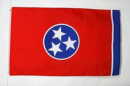 AZ FLAG Bandiera Tennessee 150x90cm Bandiera Stato Americano – USA Stati Uniti 90 x 150 cm