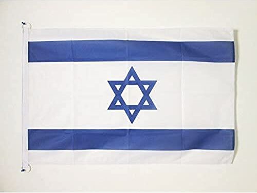 AZ FLAG Bandiera Israele 150x90cm Bandiera ISRAELIANA 90 x 150 cm Speciale Esterno