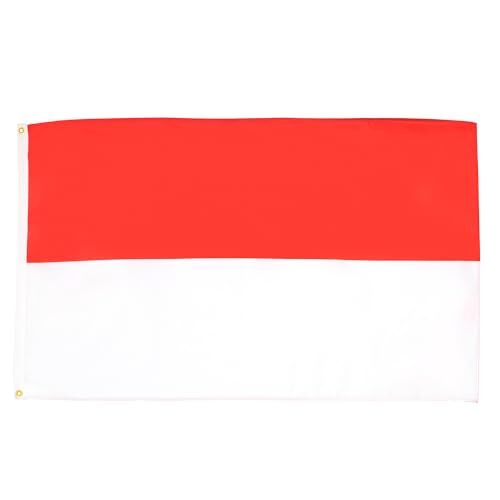 AZ FLAG BANDIERA MONACO 150x90cm GRAN BANDIERA MONEGASCA 90 x 150 cm Poliestere leggero Bandiere