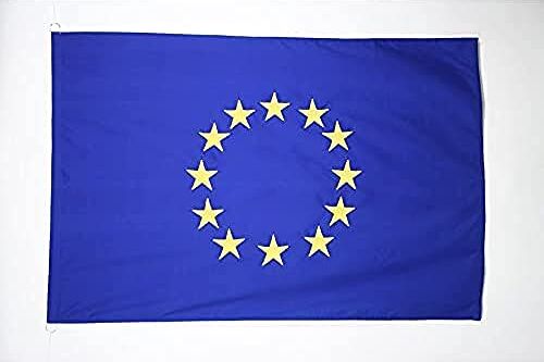 AZ FLAG Bandiera Europa 150x100cm in Tergal Bandiera Unione Europea – UE 100 x 150 cm Speciale Esterno