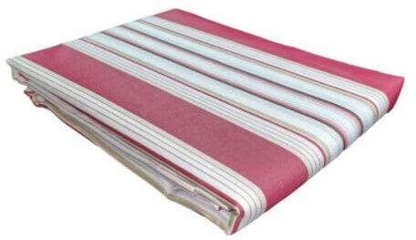 Generico TENDA DA SOLE LIPARI CON ANELLI RESISTENTE ESTERNI BALCONE GIARDINO FANTASIA RIGATA (150x250 cm, Rosso)