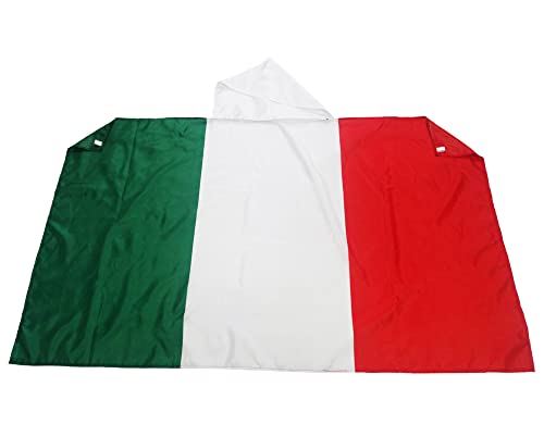 AZ FLAG BANDIERA ITALIA BODY BANDIERA ITALIANA 90 x 150 cm per tifosi con maniche
