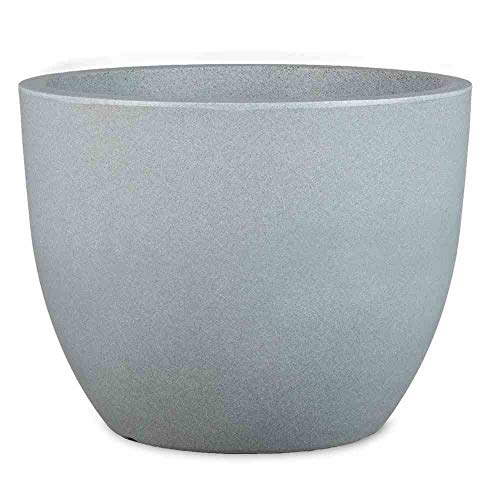 Siena Garden Bristol Vaso per Piante, Colore: Grigio Pietra