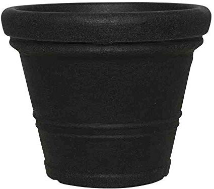 Siena Garden Amalia Vaso per piante, colore: Nero granito