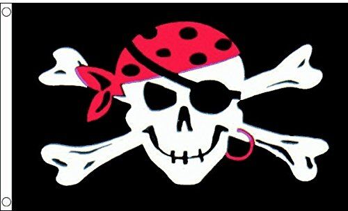 AZ FLAG Bandiera Pirata One Eyed Jack 90x60cm Bandiera dei Pirati – Teschio 60 x 90 cm