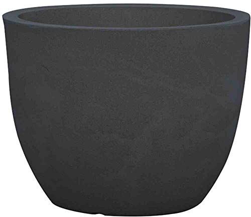 Siena Garden Bristol Vaso per piante, colore: Nero granito