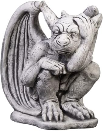 gartendekoparadies.de Pietra massiccia Statua del Gargoyle I portieri premurosi espressi in Pietra frostfest