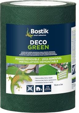 Bostik Nastro Adesivo, Verde, 15 cm x 5 m