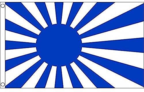 AZ FLAG Bandiera Giappone WWI Azzurra 90x60cm Bandiera Giapponese di Guerra Blu 60 x 90 cm