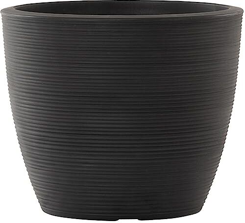 Siena Garden Vaso per piante ECO Sevilla, nero, Ø 48 x 41 cm