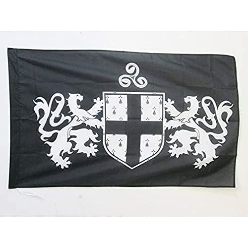 AZ FLAG Bandiera Blasone della Bretagna 150x90cm Bandiera Bretagne 90 x 150 cm Foro per Asta