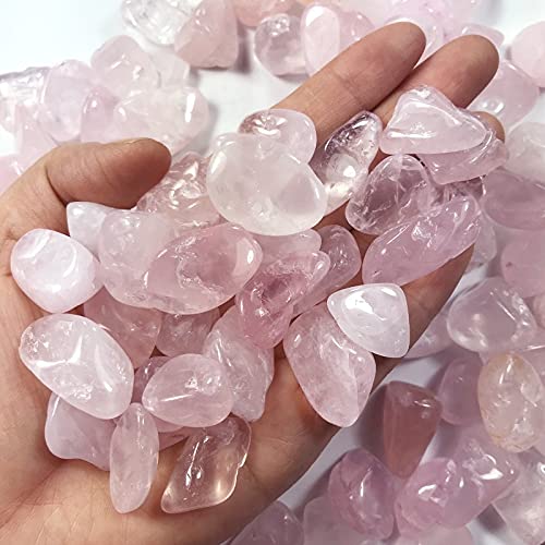 LABDIP decorazione della stanza Ghiaia di cristallo in polvere di cristallo rosa naturale da 100 g adatta for organizzare imbottiture for vasi acquari giardini e fontane ghiaia