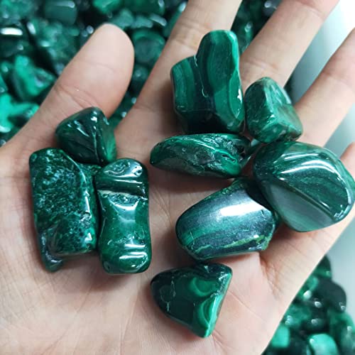 Fangyid Cristallo Naturale Malachite Quarzo Cristallo Tumbled Bulk Specime Pietre Preziose Gemma Decorazione Acquario Grezzo (Size : 200g)