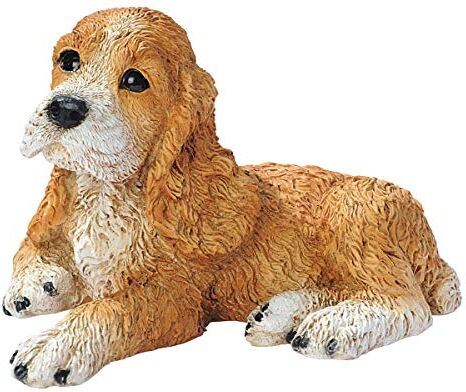 Design Toscano Statua del Cucciolo di Cane, Multicolore, 16.5x25.5x16.5 cm