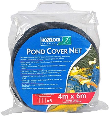 Hozelock Pond Copre reti Rete Stagno Grande, Nero, 6 x 4 Metri