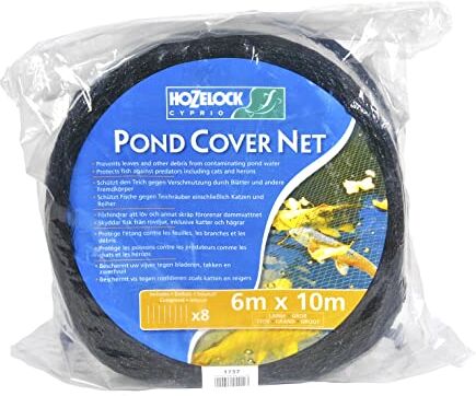 Hozelock Pond Copre reti Rete Stagno Extra Large, Nero, 6 x 10 Metri