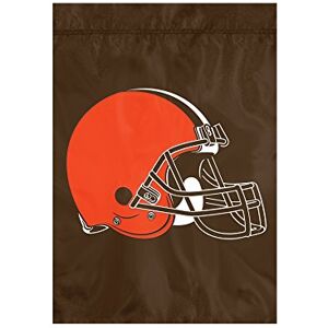 Party Animal The NFL Cleveland Browns NFL Garden Flag, marrone, 45,7 x 31,8 cm Party Animal The NFL Cleveland Browns NFL Garden Flag, marrone, 45,7 x 31,8 cm