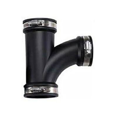AQUAFORTE Fitting, Flessibile, 110 mm, Raccordo a T, Nero, 33 x 26 x 25 cm, AQUAFORTE Fitting, Flessibile, 110 mm, Raccordo a T, Nero, 33 x 26 x 25 cm,