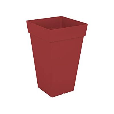 Artevasi Vaso Alto Quadrato Capri 65 cm Rosso Scuro Artevasi Vaso Alto Quadrato Capri 65 cm Rosso Scuro