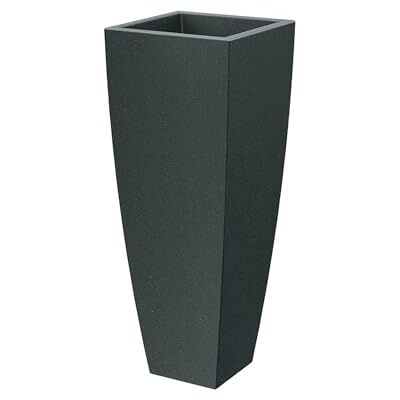 Prosperplast Vaso Mooda Square HIGH granito grafite Ø40x100 Prosperplast Vaso Mooda Square HIGH granito grafite Ø40x100