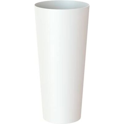 Artevasi Porto High Pot, Vaso per fiori alto e rotondo con inserto, da interno o esterno, altezza 80 cm, bianco Artevasi Porto High Pot, Vaso per fiori alto e rotondo con inserto, da interno o esterno, altezza 80 cm, bianco
