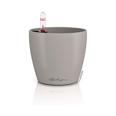 Lechuza Vaso da tavolo CLASSICO Color 14 marrone sabbia Vaso con sistema di irrigazione, indicatore del livello dell'acqua e inserto per piante superficie opaca Ø 15 x 13,5 cm Lechuza Vaso da tavolo CLASSICO Color 14 marrone sabbia Vaso con sistema di irrigazione, indicatore del livello dell'acqua e inserto per piante superficie opaca Ø 15 x 13,5 cm