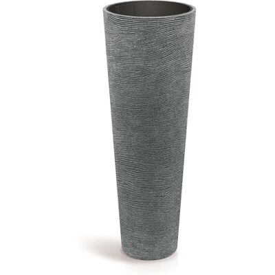 Prosperplast Vaso Tubra Round slim high Ø48x135 granito Prosperplast Vaso Tubra Round slim high Ø48x135 granito