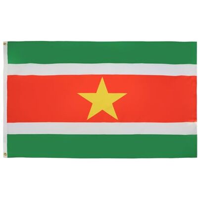 AZ Flag - Suriname 90x60 - 90x60cm - Polyester - Flag AZ Flag - Suriname 90x60 - 90x60cm - Polyester - Flag