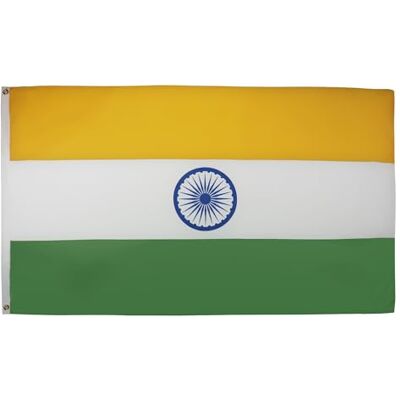 AZ FLAG - India Flag 150x90 - Poliestere 100D - Bandiera AZ FLAG - India Flag 150x90 - Poliestere 100D - Bandiera