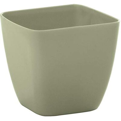 Nicoli Origine Decor iniezione stampaggio Verve Vaso Quadrato, Salvia, 11 cm Nicoli Origine Decor iniezione stampaggio Verve Vaso Quadrato, Salvia, 11 cm