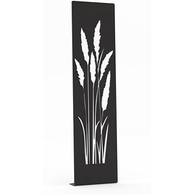 Alberts Hiyard Silhona Palo di design in metallo, decorazione da giardino per esterni, nero opaco, 300 x 1152 mm, resistente alle intemperie e lavorazione di alta qualità Alberts Hiyard Silhona Palo di design in metallo, decorazione da giardino per esterni, nero opaco, 300 x 1152 mm, resistente alle intemperie e lavorazione di alta qualità