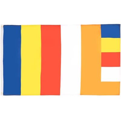 Bandiera Buddista del Tibet 150x90cm - Bandiera Buddhista - Tibet 90 X 150 Cm - Bandiere Bandiera Buddista del Tibet 150x90cm - Bandiera Buddhista - Tibet 90 X 150 Cm - Bandiere