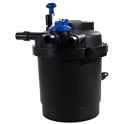 AQUAFORTE Filtro a pressione GPF-2500 (11 Watt), potenza 11 Watt, tensione 230 V, frequenza 50 Hz, ingresso/uscita 19/25/33 mm, portata consigliata, adatto per laghetti decorativi fino a 6.000 litri AQUAFORTE Filtro a pressione GPF-2500 (11 Watt), potenza 11 Watt, tensione 230 V, frequenza 50 Hz, ingresso/uscita 19/25/33 mm, portata consigliata, adatto per laghetti decorativi fino a 6.000 litri