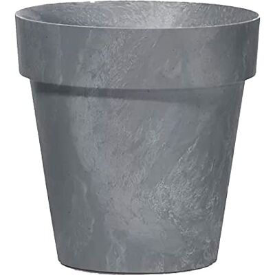 Prosperplast Vaso da fiori 2,2L Cube 17x17x15 cm, Marengo Prosperplast Vaso da fiori 2,2L Cube 17x17x15 cm, Marengo