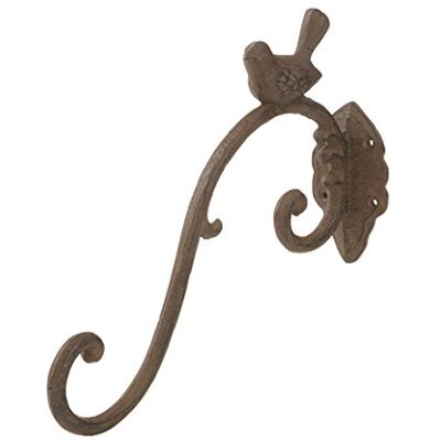 Dehner Uccello con Ganci, ca. 28,5 x 24,5 x 7 cm, in ghisa, Colore ruggine Dehner Uccello con Ganci, ca. 28,5 x 24,5 x 7 cm, in ghisa, Colore ruggine