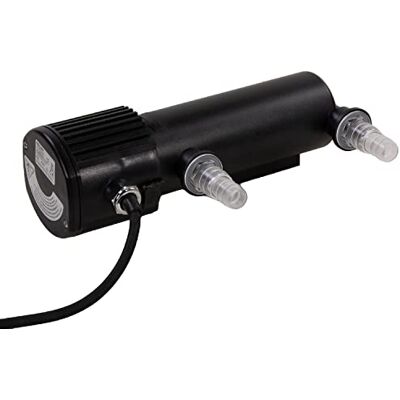 AQUAFORTE GUV-207 UV-C, Max. Stagno 6 m³, Portata ottima 1,2 m³/Ora, 7 Watt, alloggiamento con Attacco Quick Lock, Dotato di 3 connettori: 3 capezzoli da 20/25/32/40 mm e Vetro UV AQUAFORTE GUV-207 UV-C, Max. Stagno 6 m³, Portata ottima 1,2 m³/Ora, 7 Watt, alloggiamento con Attacco Quick Lock, Dotato di 3 connettori: 3 capezzoli da 20/25/32/40 mm e Vetro UV