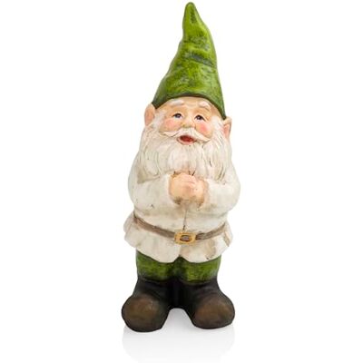 Alpine Gnome pieghevole mani looking Up Garden statua Alpine Gnome pieghevole mani looking Up Garden statua