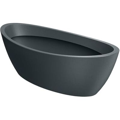 Prosperplast Vaso Aria Ovale grafite 60x28x20 Prosperplast Vaso Aria Ovale grafite 60x28x20