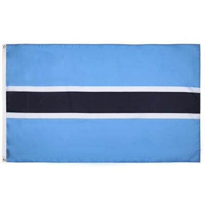 AZ FLAG Botswana flag - 150x90 cm - 100D polyester - Flag AZ FLAG Botswana flag - 150x90 cm - 100D polyester - Flag