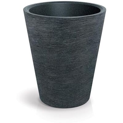 Prosperplast Vaso Tubra Round Ø60x70 nero granito Prosperplast Vaso Tubra Round Ø60x70 nero granito