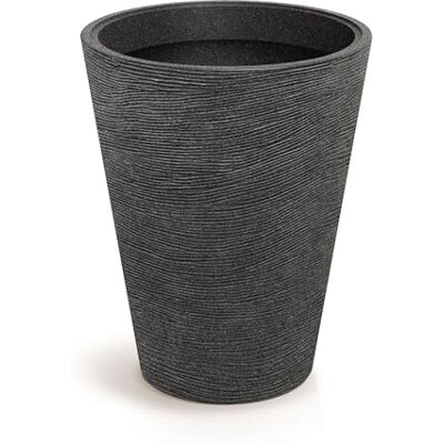 Prosperplast Vaso Tubra Round MIDL Ø48x60 nero granito Prosperplast Vaso Tubra Round MIDL Ø48x60 nero granito