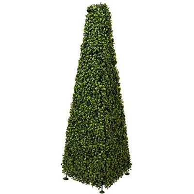 VERDEMAX Piramide in bosso (Dimensioni: cm 30 x 30 x 95), Colore: Verde VERDEMAX Piramide in bosso (Dimensioni: cm 30 x 30 x 95), Colore: Verde