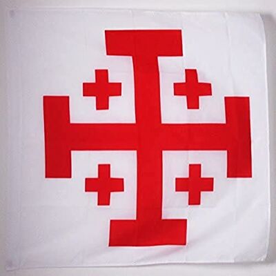 Bandiera Croix Saint-Sí?Pulcre De Jí?Rusalem - Bandiera Bandiera Croix Saint-Sí?Pulcre De Jí?Rusalem - Bandiera