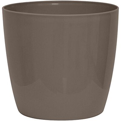 NICOLI Origine Decor iniezione stampaggio Verve Vaso, Tortora, 18 cm NICOLI Origine Decor iniezione stampaggio Verve Vaso, Tortora, 18 cm